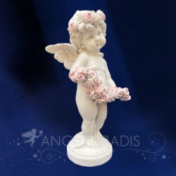 Statuette Ange Les Fleurs - 23cm