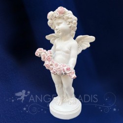 Statuette Ange Les Fleurs - 23cm