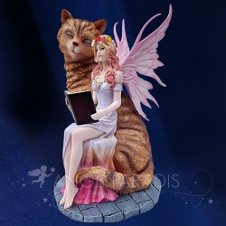 Statuette Fée Chat Tigrou