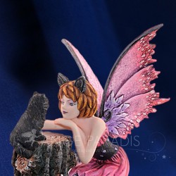 Figurine Fée Fantaisie "Amour des Chats"