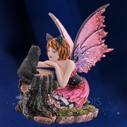 Figurine Fée Fantaisie "Amour des Chats"
