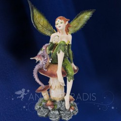 Statuette Fée Green Wild