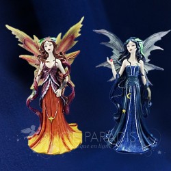 2 Statuettes Fées Eléments