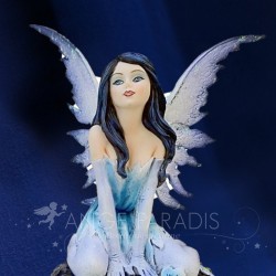 Statuette Fée Apaisée Blue