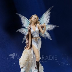 Statue Fée Géante "Ballade Ours" -- 60cm