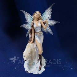Statue Fée Géante "Ballade Ours" -- 60cm