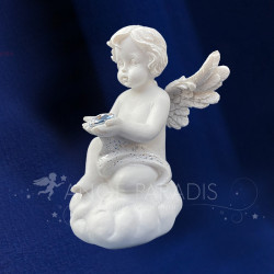 Figurine d'ange lumineux avec un coeur - Décoration Angelique
