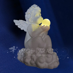 statuette ange lumiere