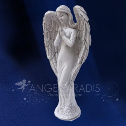 Statuette d'ange de couleur Gris blanc pour décorer
