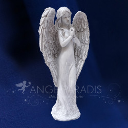 Statuette d'ange de couleur Gris blanc pour décorer