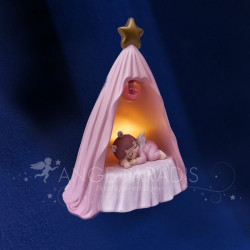 FIGURINE D ANGE LUMINEUX