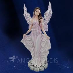 Fée rose lumineuse