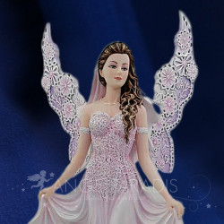 Fée rose lumineuse
