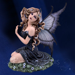 Figurine Fée « Muse des Brumes Noires » – Modèle grand format