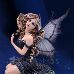 Figurine Fée « Muse des Brumes Noires » – Modèle grand format