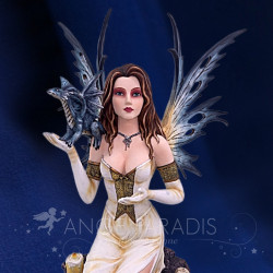 Figurine Fée « Bénédiction du Dragon » – Modèle grand format