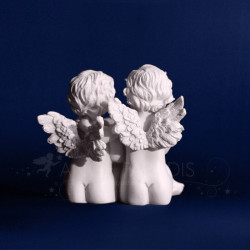 FIGURINE ANGE CHAMAIL COEUR
