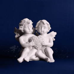 FIGURINE ANGE CHAMAIL COEUR