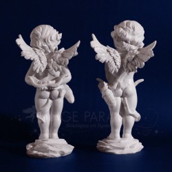 STATUETTE ANGE CUPIDON X2