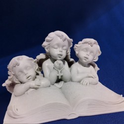 sculpture ange avec livre - anges religieux