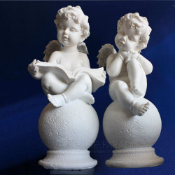 SCULPTURE ANGE  BOULE