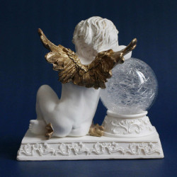 LAMPE ANGE DORÉ
