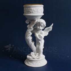 anges bougie et bougeoir
