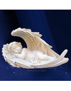 ★FIGURINE ANGE AVEC PLUME